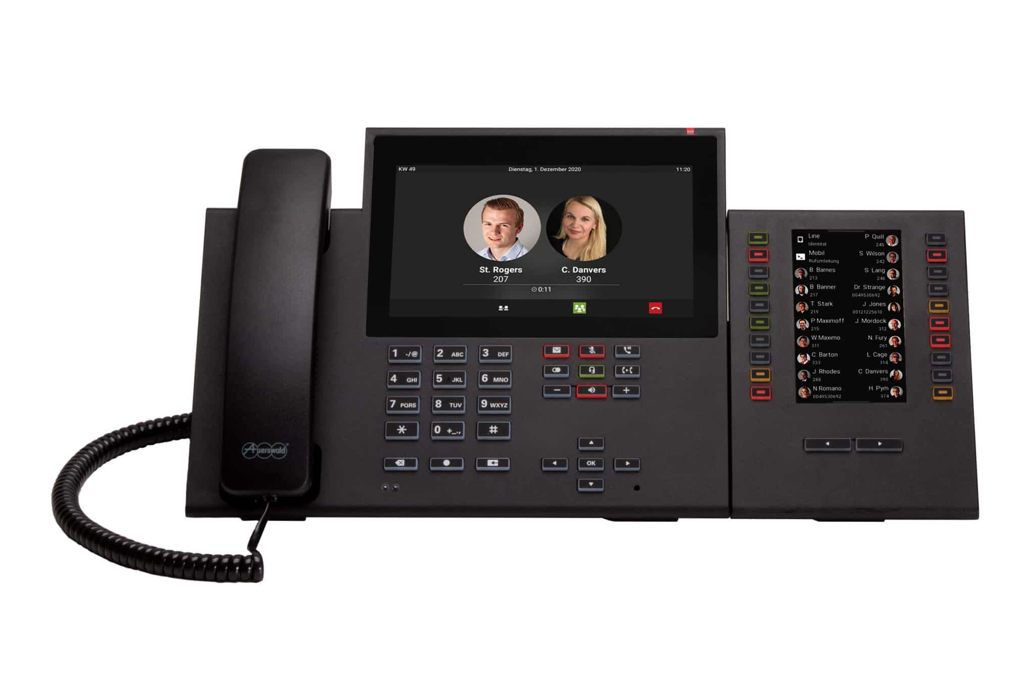 Auerswald COMfortel D-600 SIP Telefon Weiß - Mit Erweiterungsoption